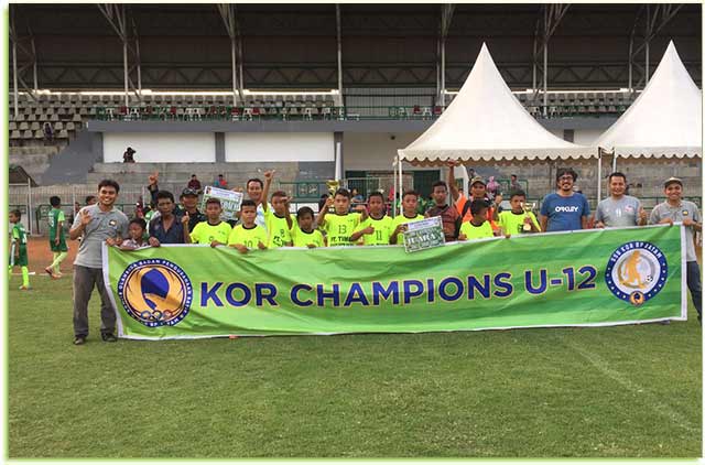 Sekolah Sepak Bola Bapor Timah Tanjung Batu, Menjuarai Sepak Bola U-12 Se-Kepri