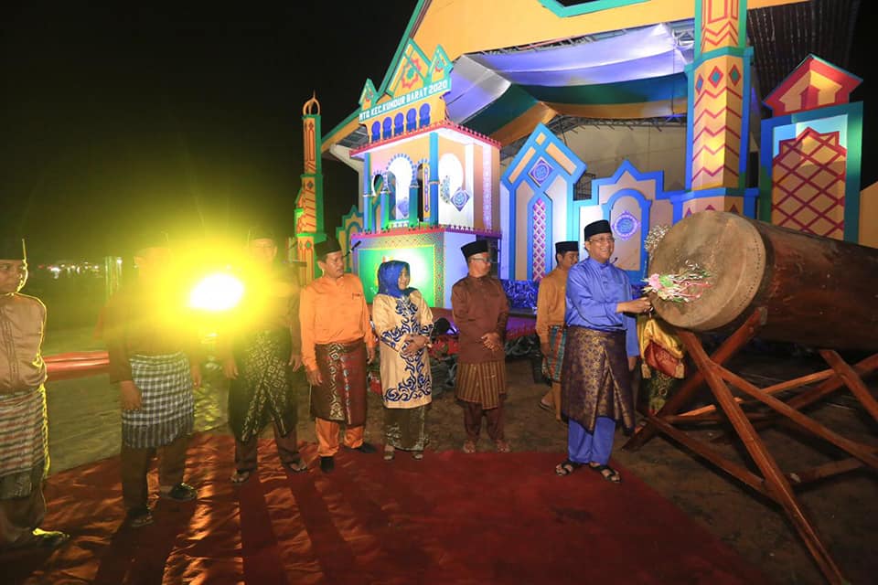 Wabup Buka MTQ Kecamatan Kundur Barat