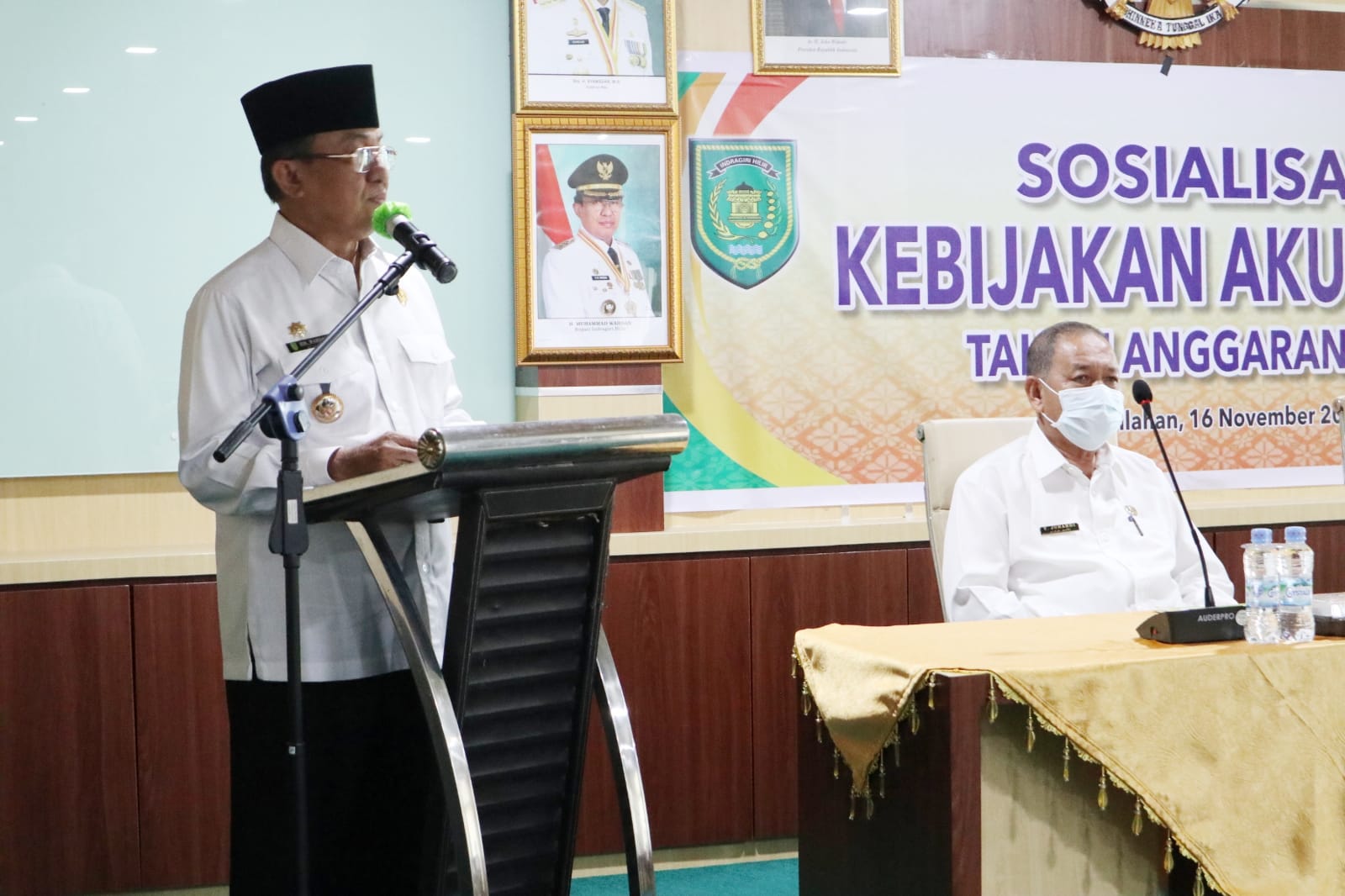 Bupati Inhil Membuka Secara Resmi Sosialisasi Kabijakan Akutansi Tahun Anggaran 2022