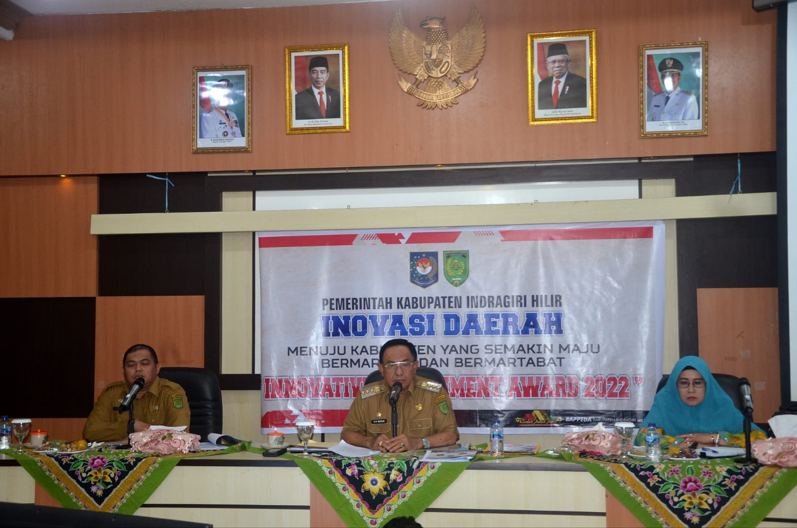 Sampaikan Presentasi, Bupati Inhil HM Wardan:Fokus Meningkatkan Kesejahteraan Masyarakat, Pelayanan Publik, dan Daya Saing Daerah